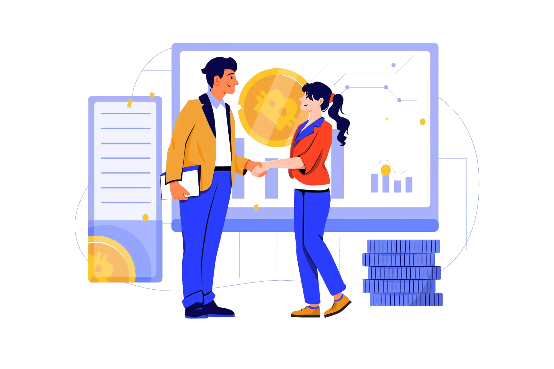 Blockchain Technical Expertise in App Development - illustration