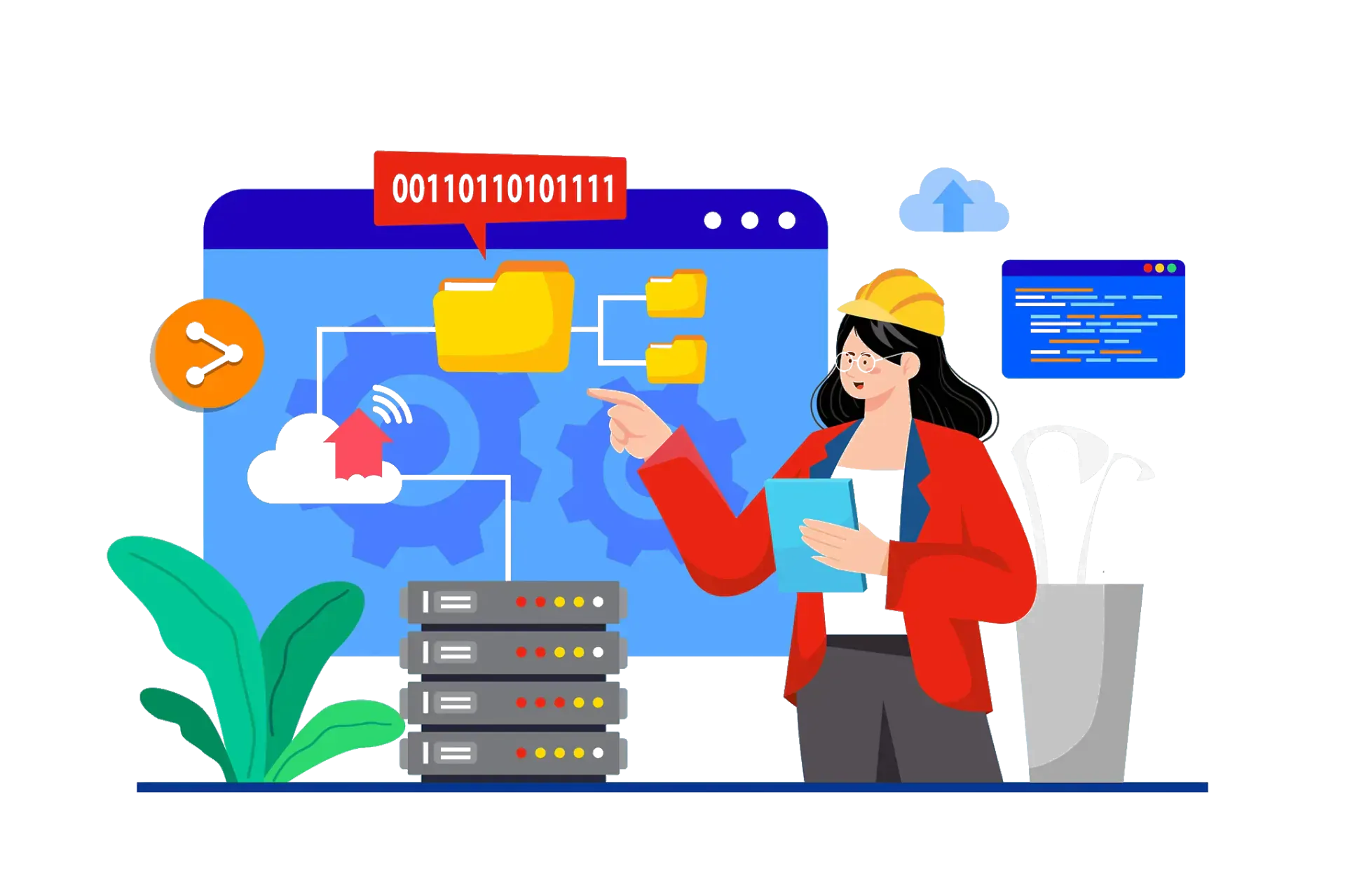 Why Businesses Choose Cloud-First Architecture - illustration